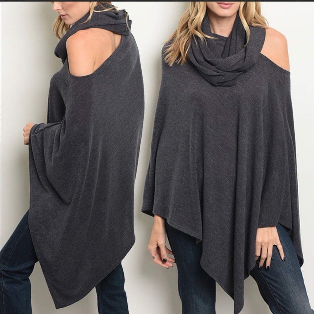 🎉Host Pick🎉Poncho with Scarf